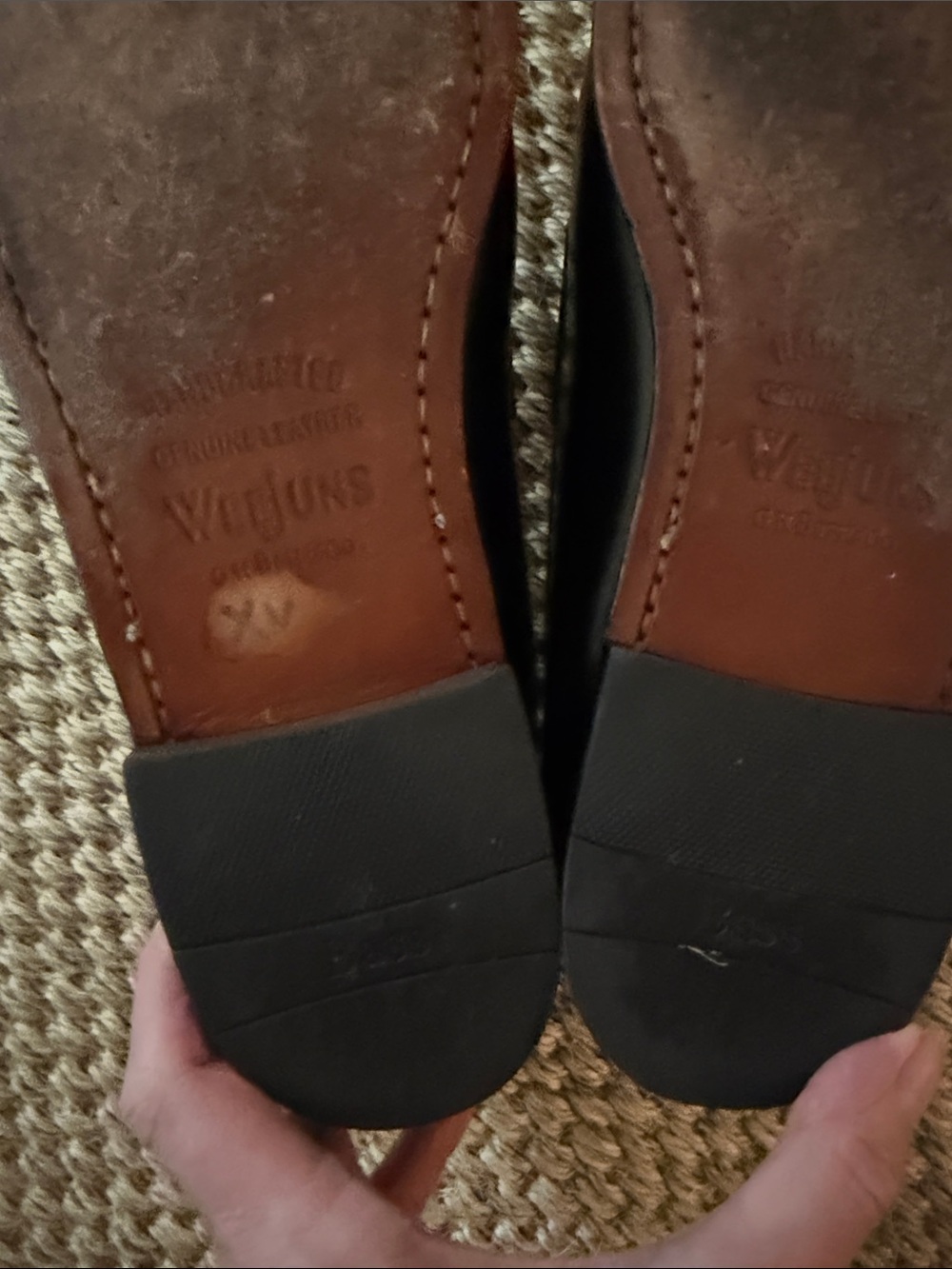 Bass Black Leather Penny Loafers - Men's Slip-On Shoes - Picture 4 of 16